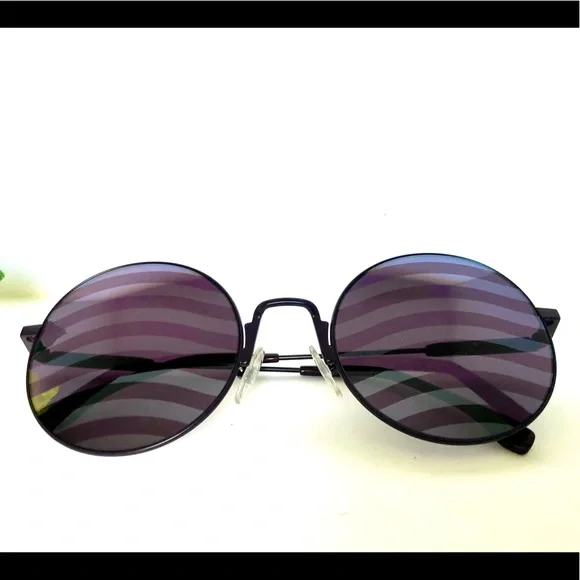 Women\'s Fendi Sunglasses in Violet Fendi First Violet Round Sunglasses – Good See Co main image 3